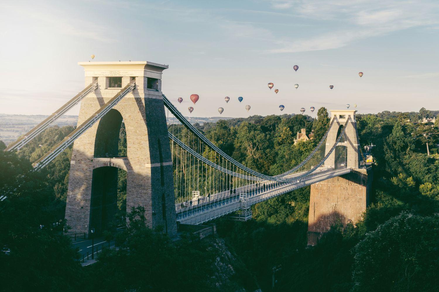 Bristol - image of Clifton suspension bridge
